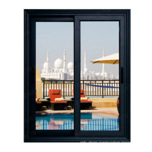 Aluminium frame sliding glass window